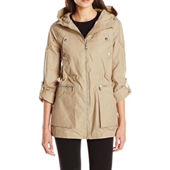 Sam Edelman Jackets & Blazers - Sam Edelman Cargo Jacket Hoody Utility Tan Large